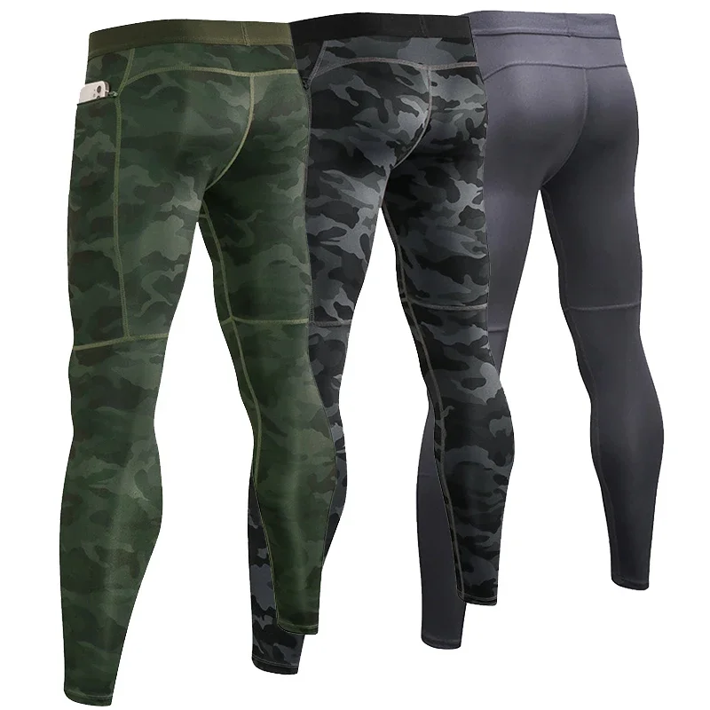 Outdoor Sport Leggings - Compression Pants Mens Quick Dry Fit