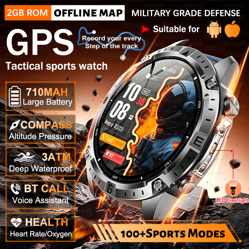 Definition Of Outdoor Sport - 2026 Tactical GPS Smart Watch Men