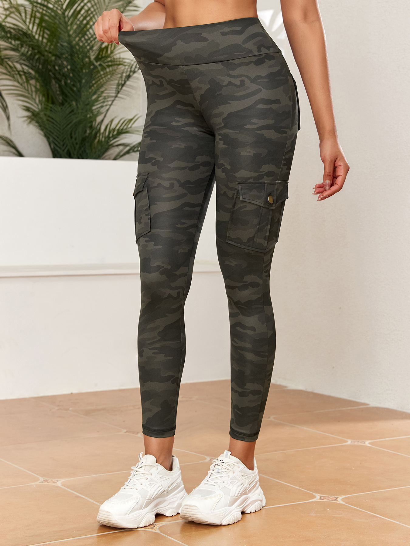 2024 Pockets Camouflage Gym Le - Outdoor Sport Leggings recension och pris
