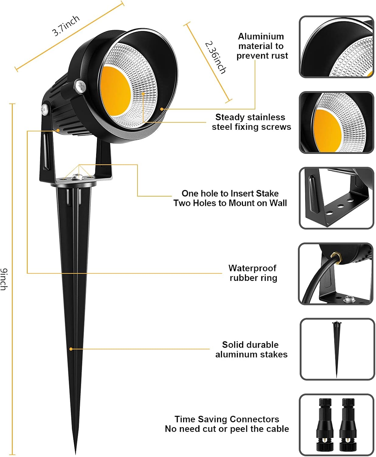 10W LED Landscape Lights with  - Outdoor Spotlight recension och pris
