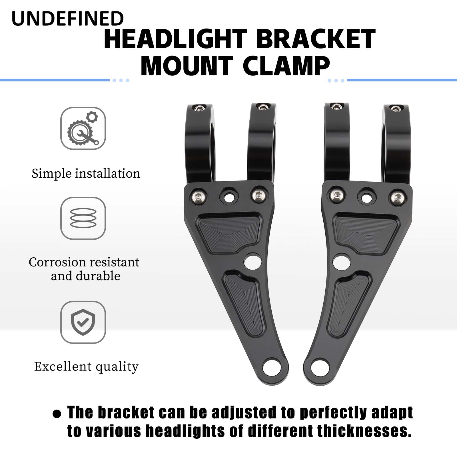 33mm-58mm Headlight Bracket Mo - Outdoor Sport Hose recension och pris