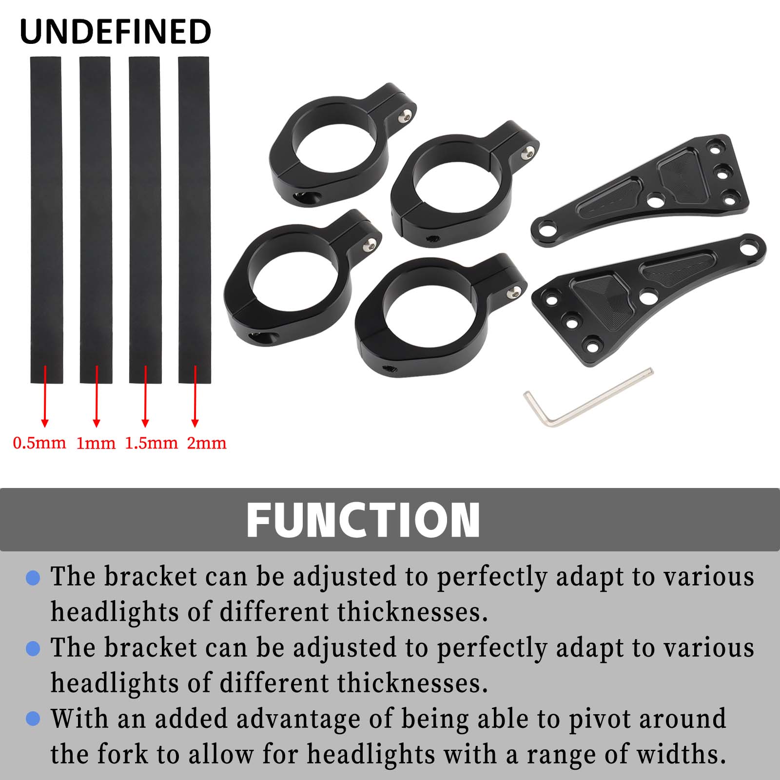 33mm-58mm Headlight Bracket Mo - Outdoor Sport Hose recension och pris