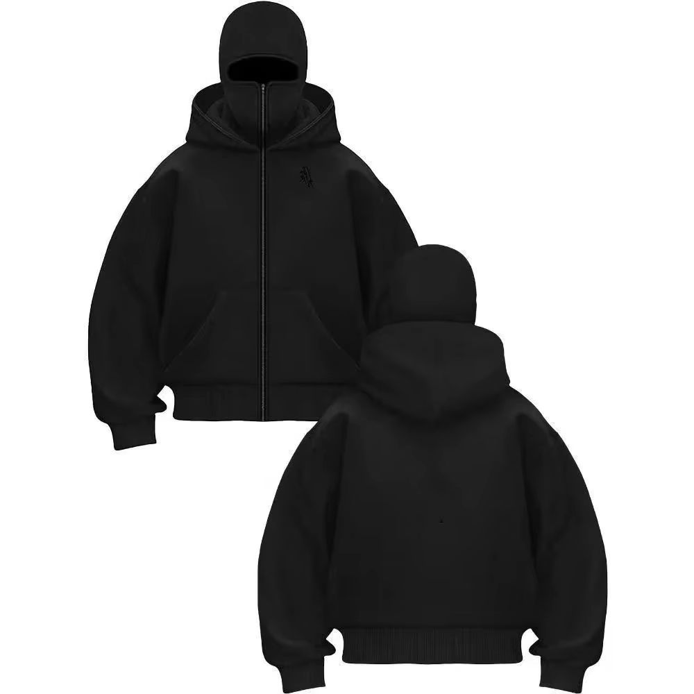 Balaclava Men Zip Hoodie Winte - Outdoor Sport Winter Jacket recension och pris