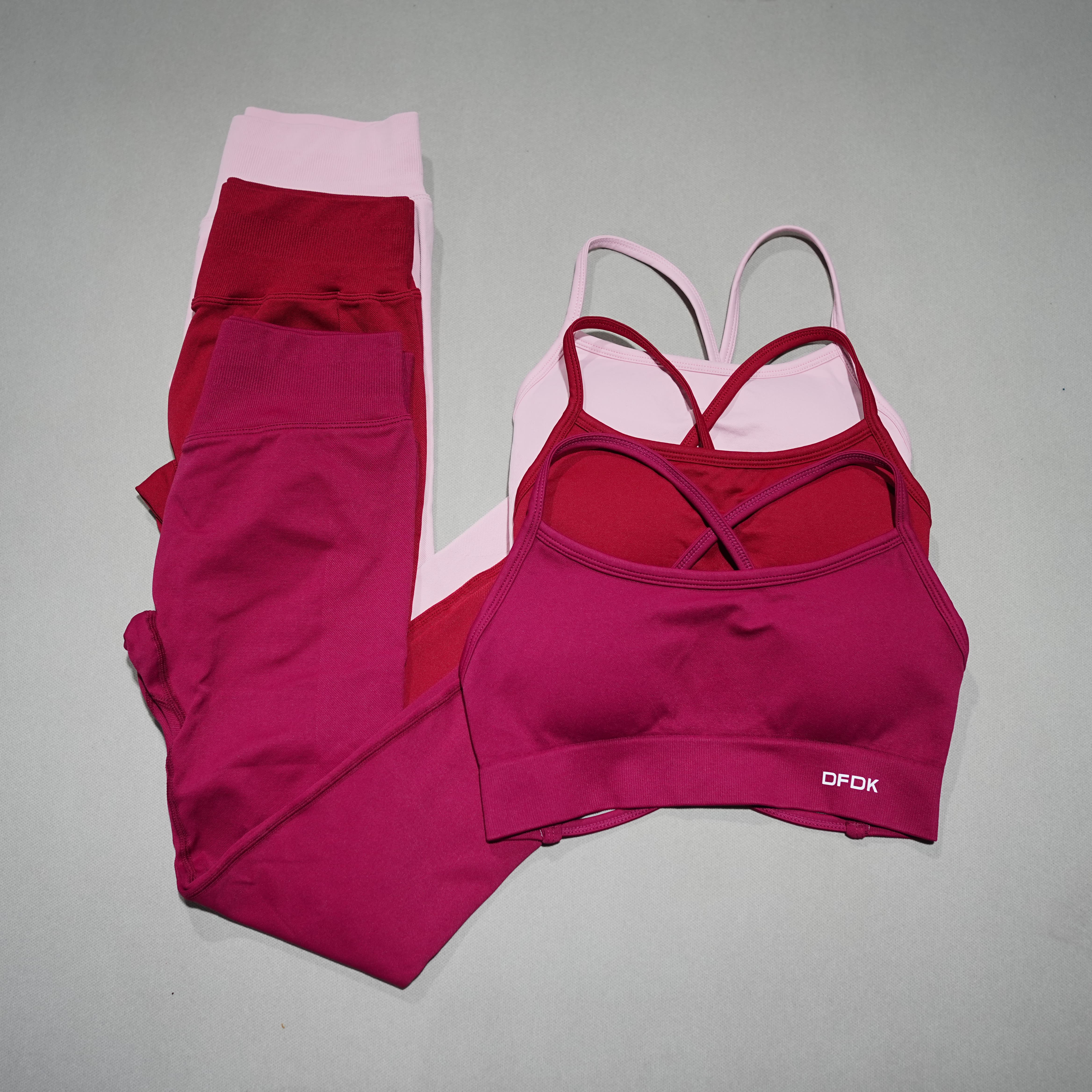 DFDK Women Seamless 2Pcs Worko - Outdoor Sport Leggings recension och pris