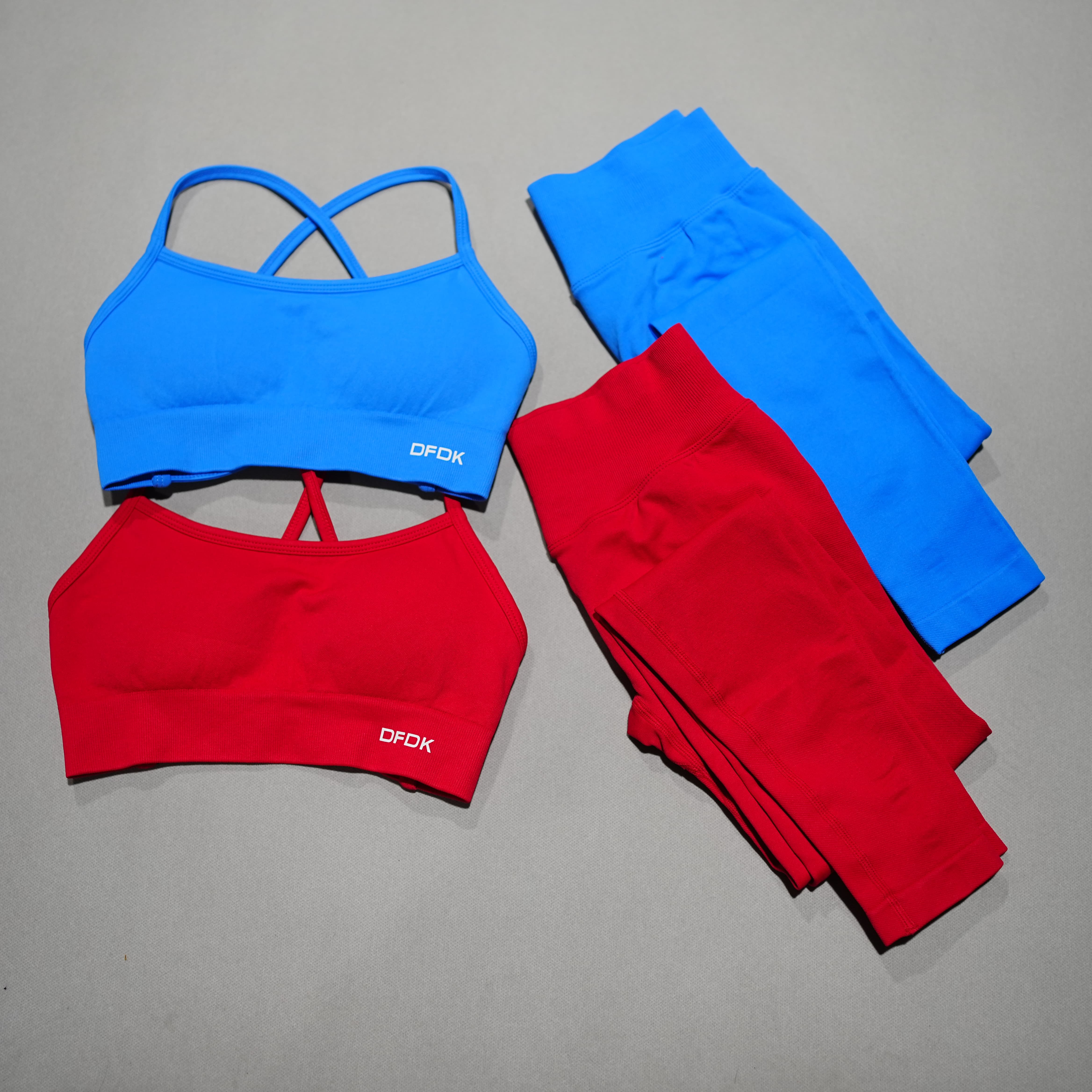 DFDK Women Seamless 2Pcs Worko - Outdoor Sport Leggings recension och pris