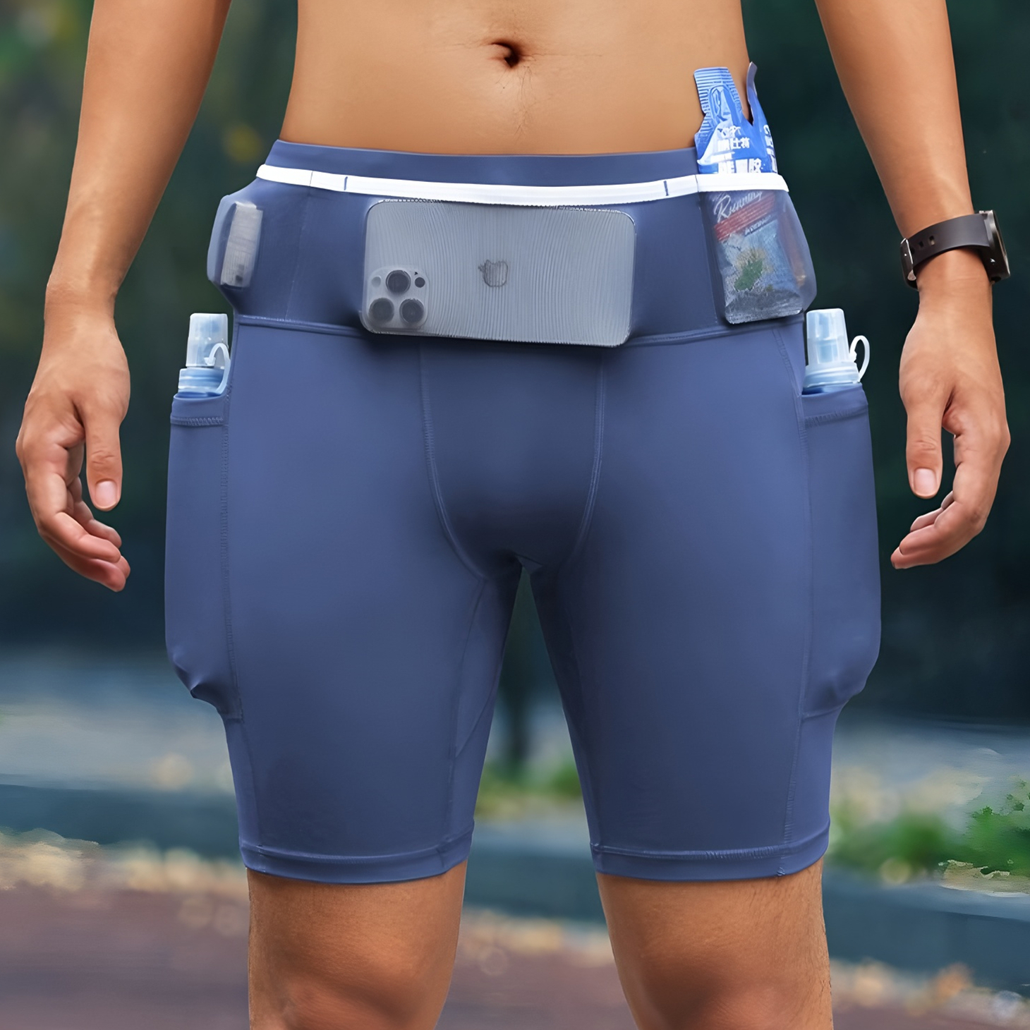 Mens Marathon Running Shorts w - Outdoor Sport Leggings recension och pris