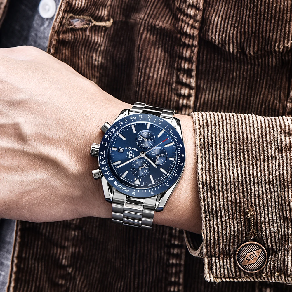 Men Watch BENYAR Top Brand Lux - Outdoor Sport Smart Watch recension och pris