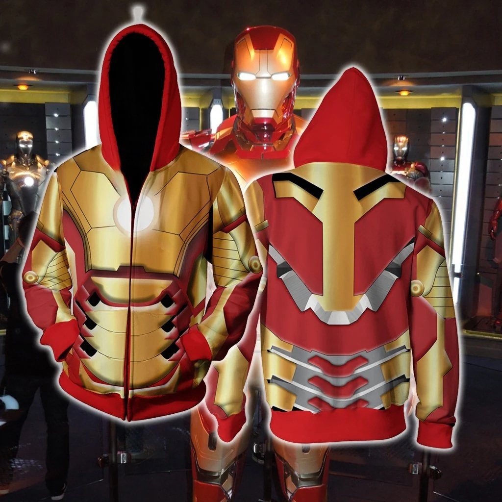 Marvel Iron Man 3D Role Playin - Outdoor Sport Winter Jacket recension och pris