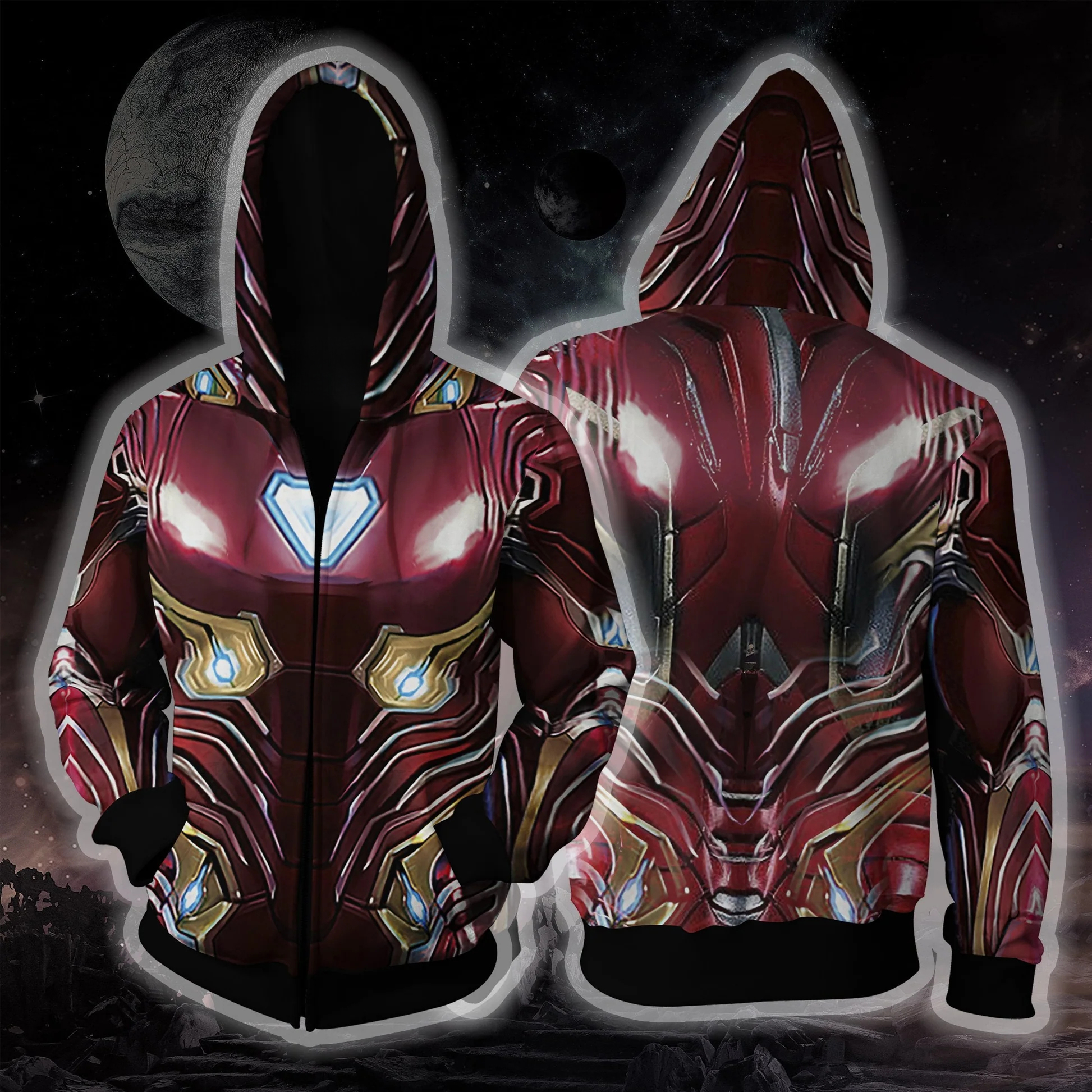 Marvel Iron Man 3D Role Playin - Outdoor Sport Winter Jacket recension och pris