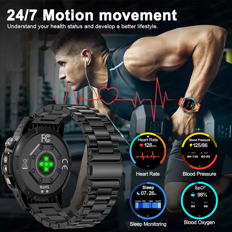 Men GPS Smart Watches 2025 New - Definition Of Outdoor Sport recension och pris