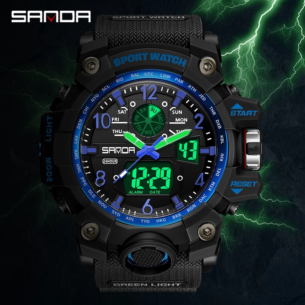 SANDA 30169 Top Sports Men's W - Outdoor Sport Smart Watch recension och pris