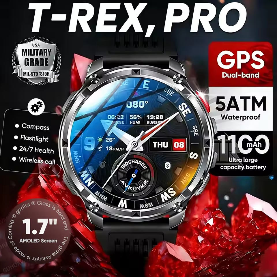 2026 New T-Rex3 Pro 1100mAh Ba - Outdoor Sport Smart Watch recension och pris
