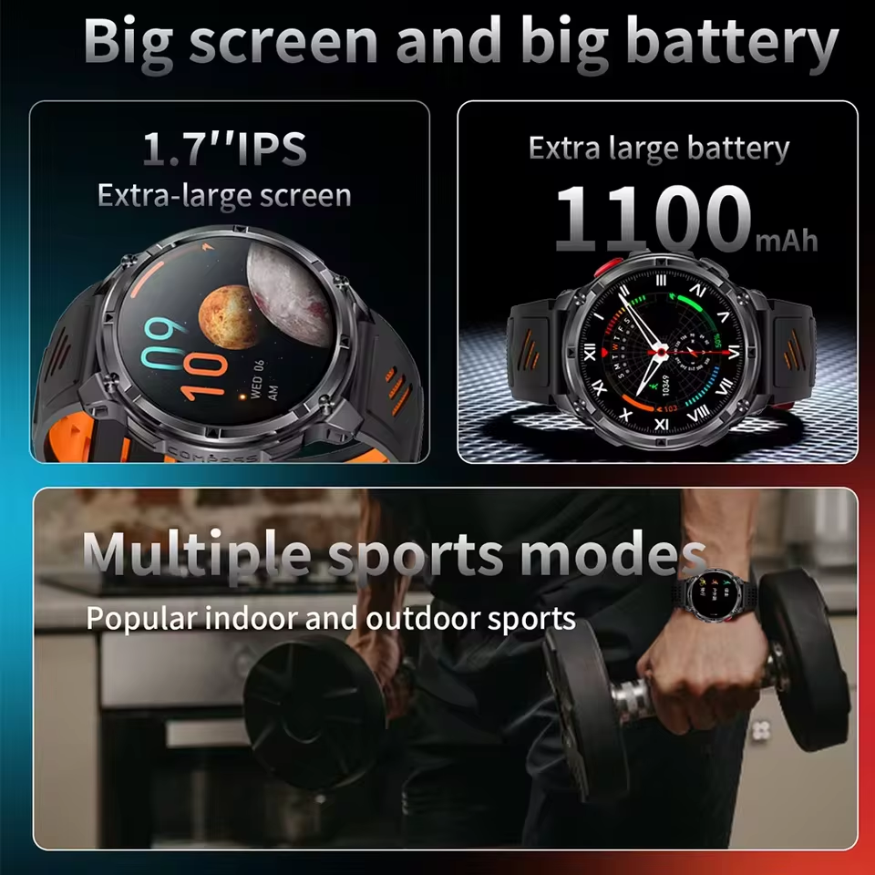 2026 New T-Rex3 Pro 1100mAh Ba - Outdoor Sport Smart Watch recension och pris