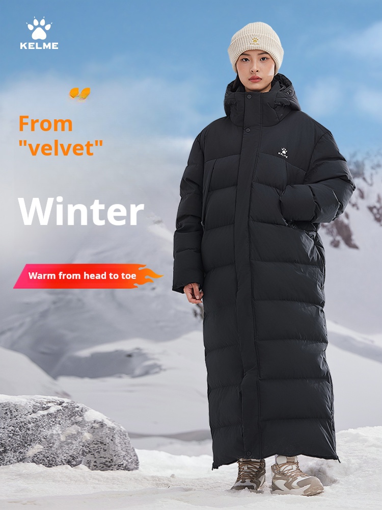 Kelme Extended Down Jacket 202 - Outdoor Sport Winter Jacket recension och pris