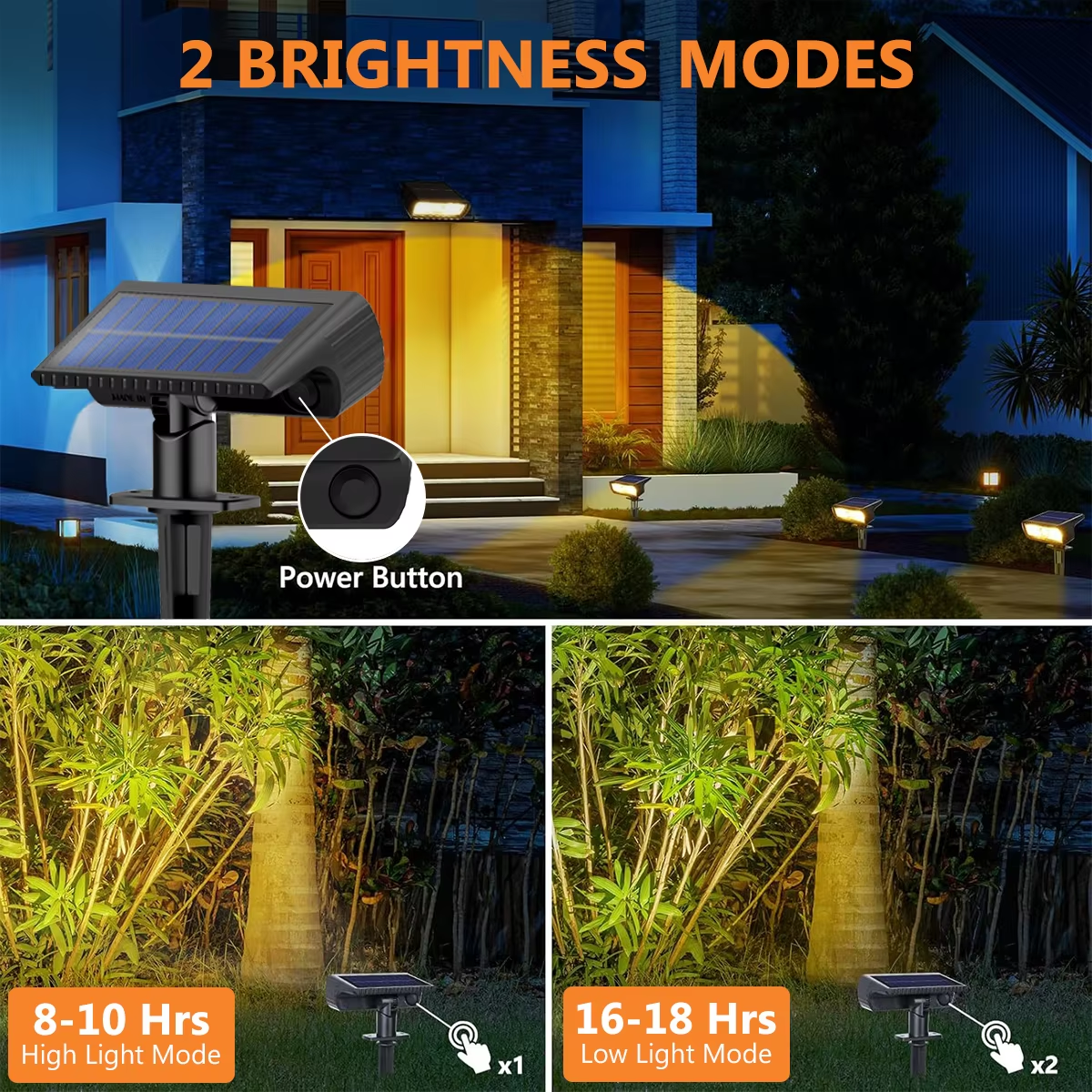 4 Pack Solar Landscape Spot Li - Outdoor Spotlight recension och pris