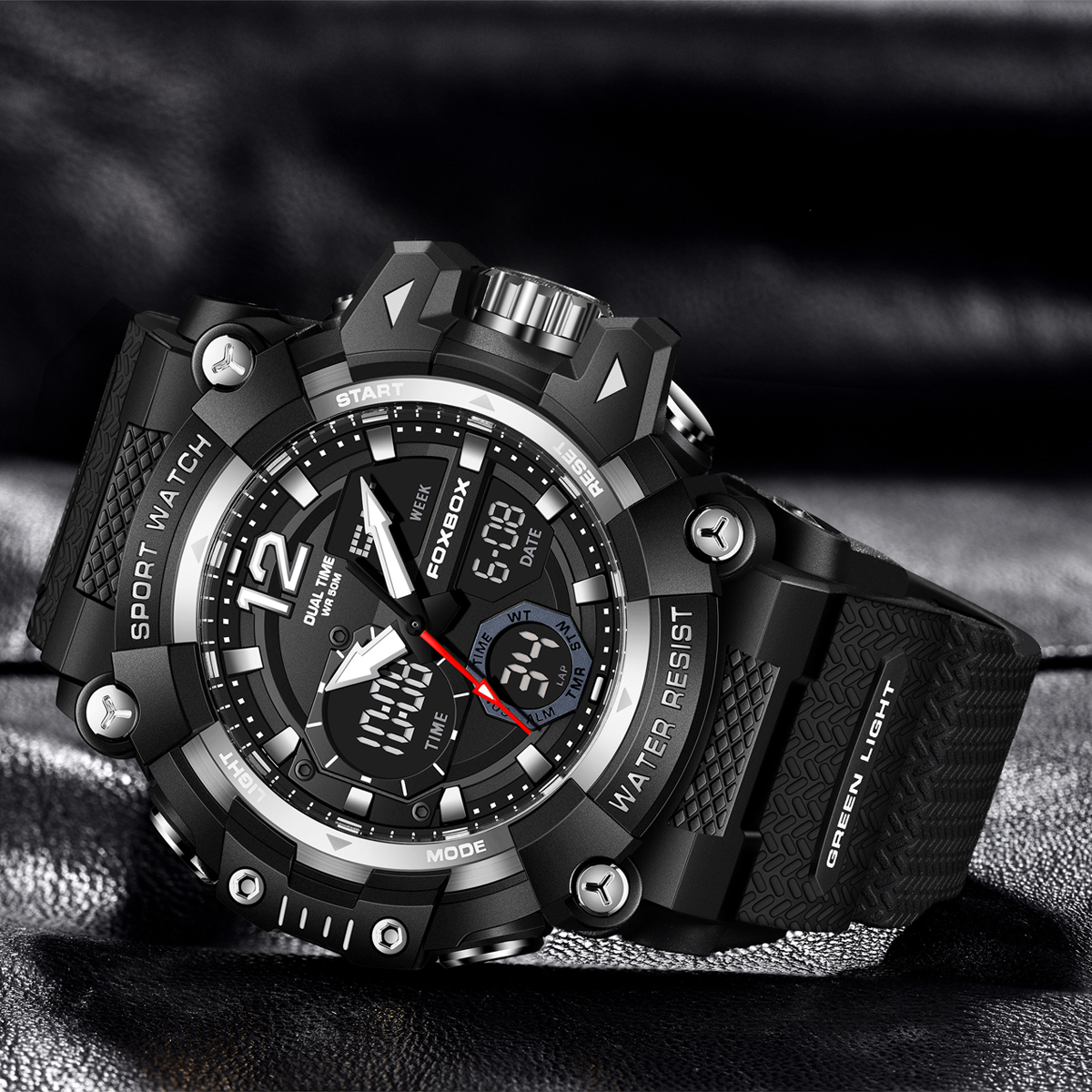 FOXBOX Fashion Luxury Men's Wr - Outdoor Sport Smart Watch recension och pris