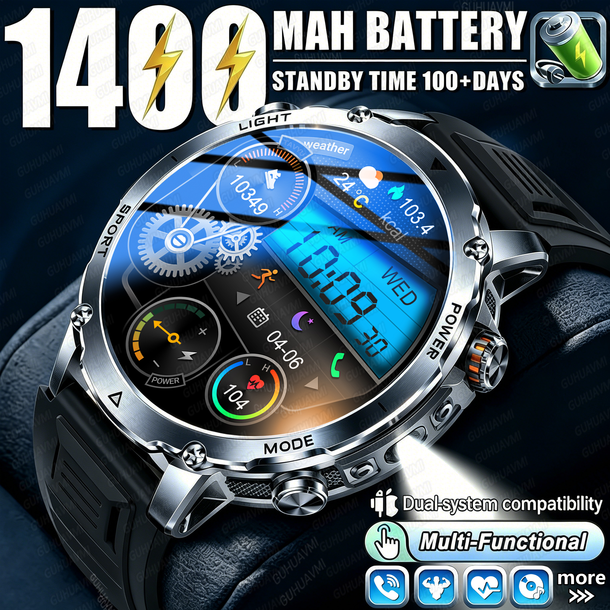 Newly Durable 1400mAh Large Ba - Definition Of Outdoor Sport recension och pris
