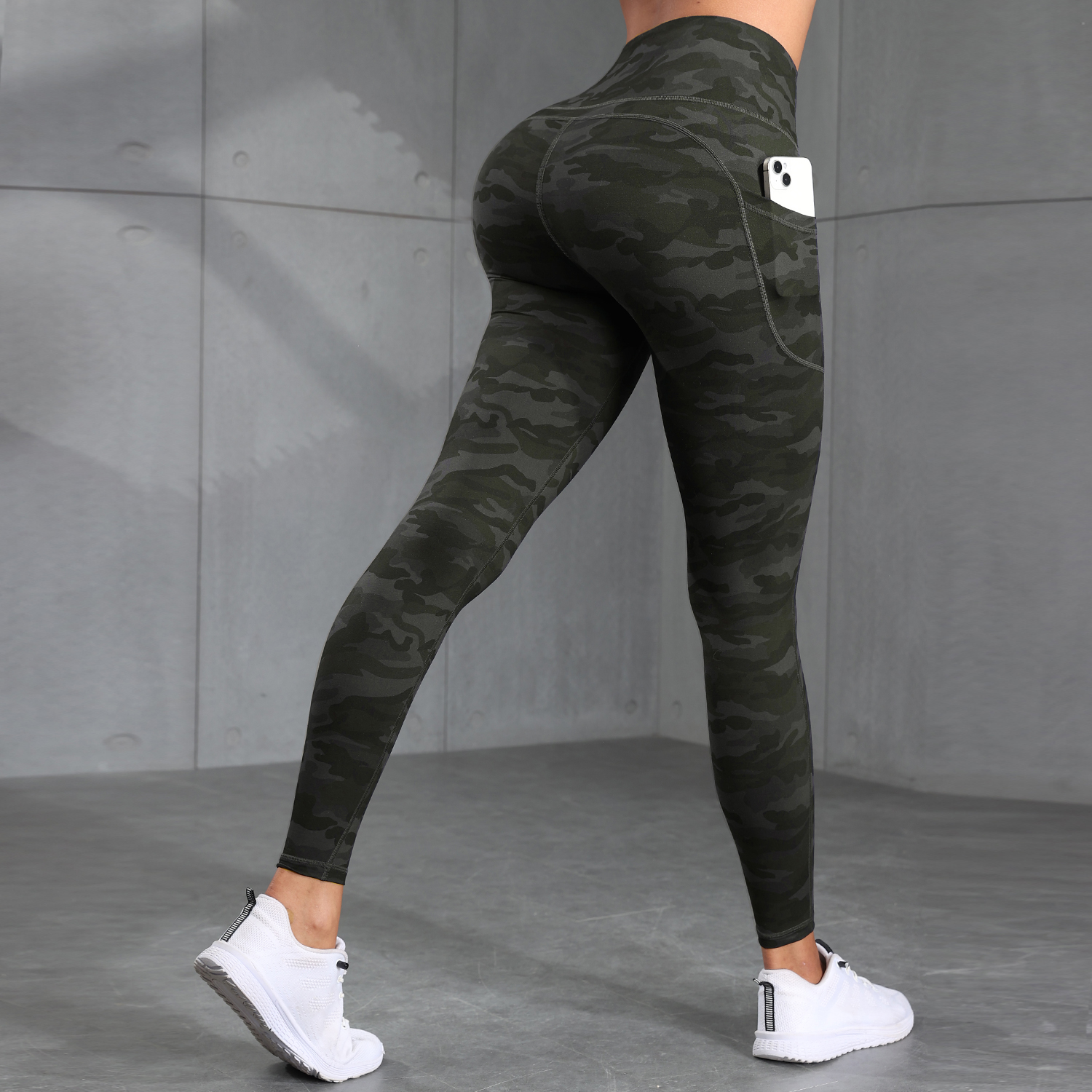 Camouflage Pockets Hight Waist - Outdoor Sport Leggings recension och pris