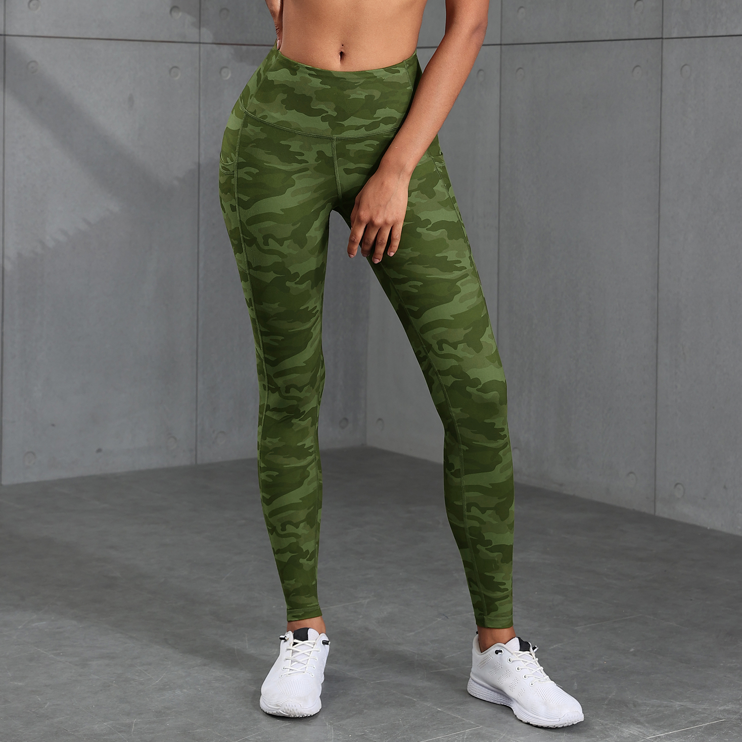 Camouflage Pockets Hight Waist - Outdoor Sport Leggings recension och pris