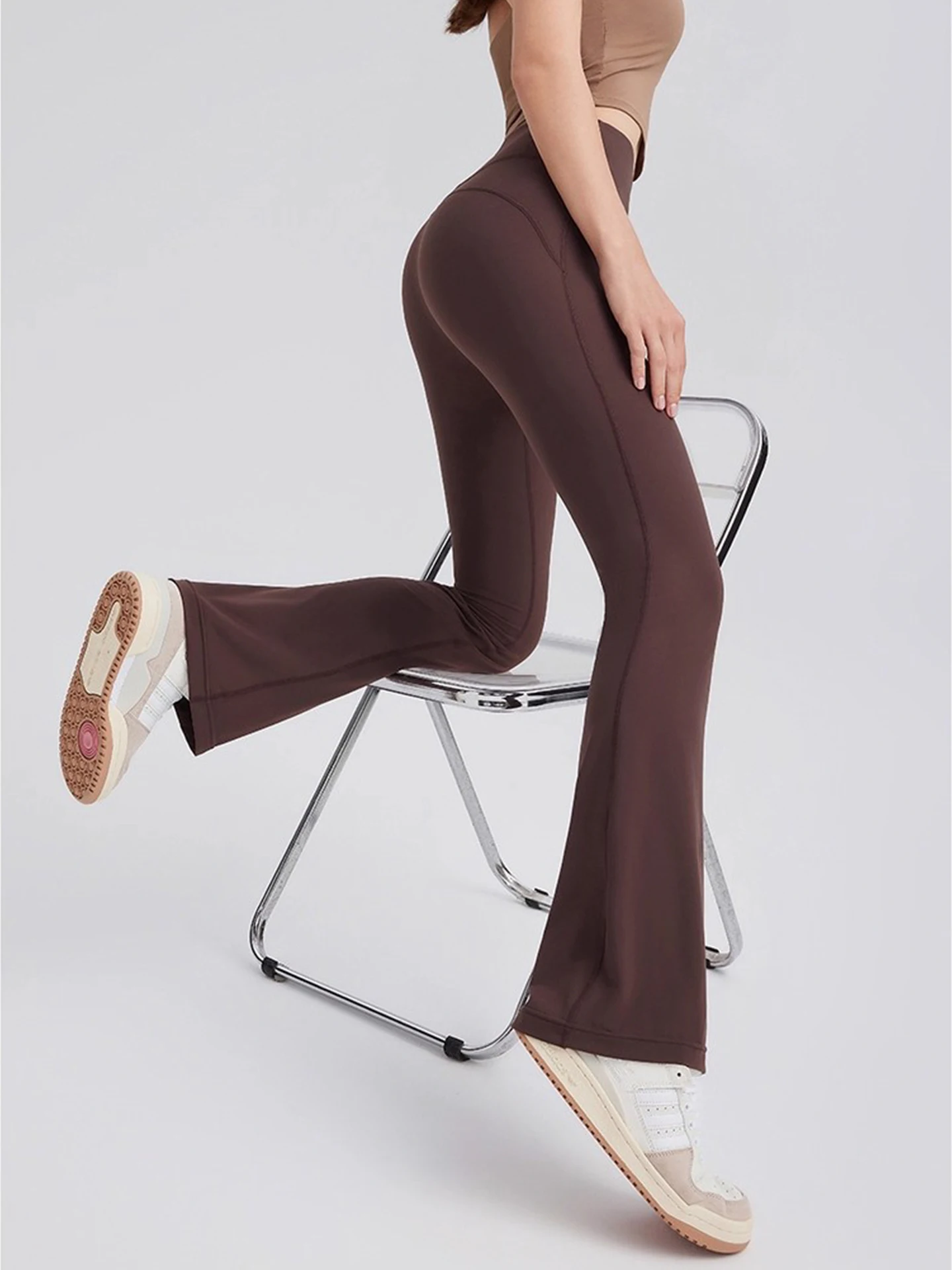 High Waist Slimming Flared Leg - Outdoor Sport Leggings recension och pris