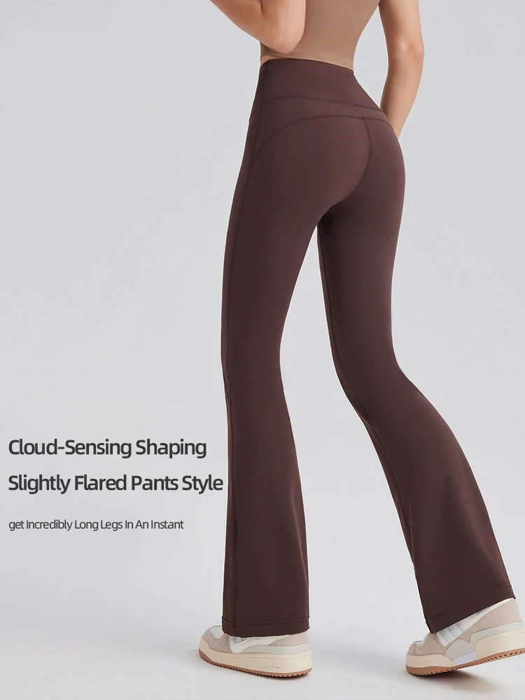 High Waist Slimming Flared Leg - Outdoor Sport Leggings recension och pris