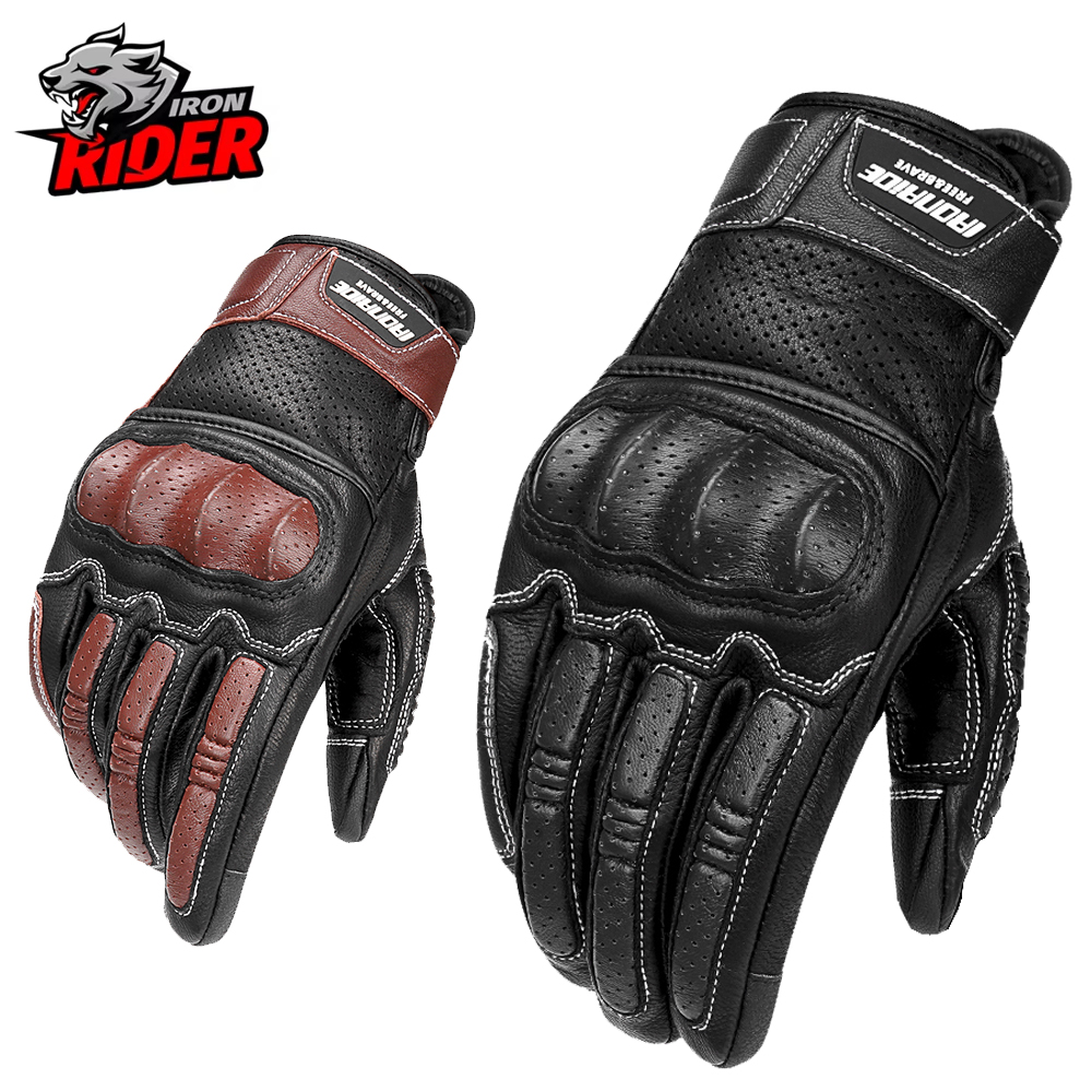 New Motorcycle Retro Leather G - Horse Riding Glove recension och pris