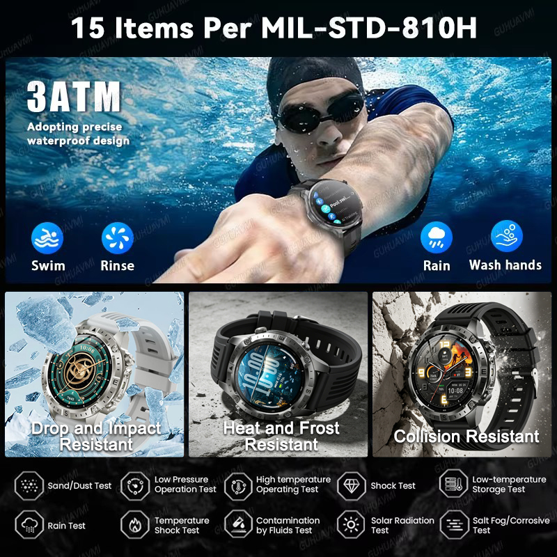 2026 Tactical GPS Smart Watch  - Definition Of Outdoor Sport recension och pris