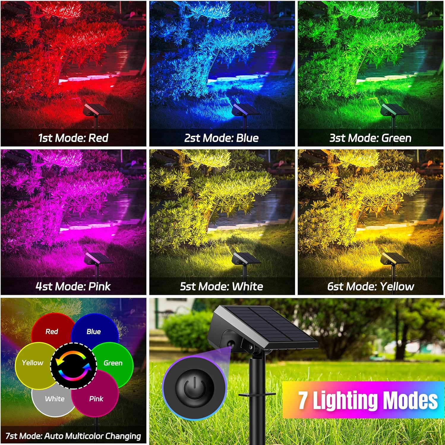 10-Pack Solar Spot Lights, 28  - Outdoor Spotlight recension och pris