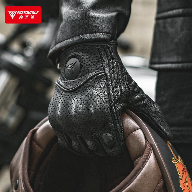 MOTOWOLF Motorcycle Gloves Men - Horse Riding Glove recension och pris